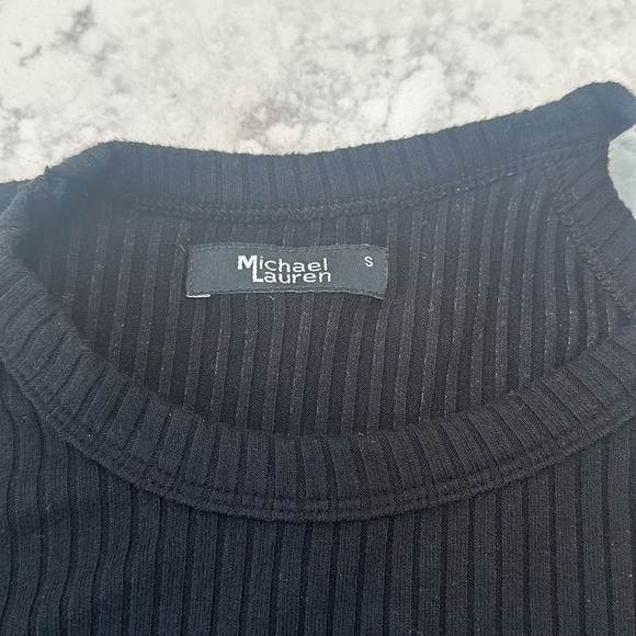 Michael Lauren ribbed cut out top - Picture 3 of 7